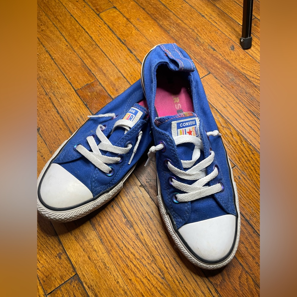 Converse Navy Canvas Sneakers